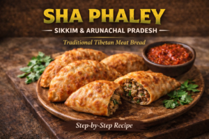 Sha Phaley – Traditional Tibetan Meat Bread from Sikkim & Arunachal Pradesh